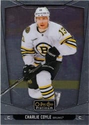 2024-25 O-Pee-Chee Platinum Base Set Charlie Coyle #91 card