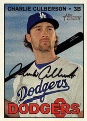2016 Topps Heritage Base Set Charlie Culberson #560 card