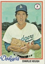 1978 Topps Base Set Charlie Hough #22 card