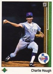 1989 Upper Deck Base Set Charlie Hough #437 card