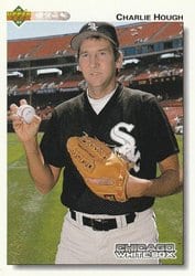 1992 Upper Deck Base Set Charlie Hough #418 card
