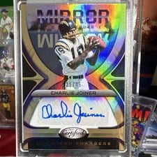 2021 Panini Certified Mirror Signatures Charlie Joiner #MS-CJO card