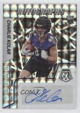 2022 Panini Mosaic Rookie Autographs Mosaic Charlie Kolar #RAM-CK card