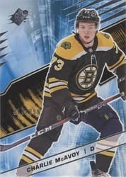 2018-19 SPx Base Set Charlie McAvoy #14 card
