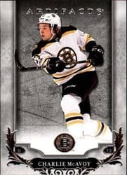 2018-19 Upper Deck Artifacts Base Set Charlie McAvoy #25 card