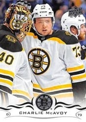 2018-19 Upper Deck Base Set Charlie McAvoy #13 card