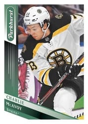 2019-20 Parkhurst Base Set Charlie McAvoy #201 card