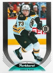2020-21 Parkhurst Base Set Charlie McAvoy #212 card