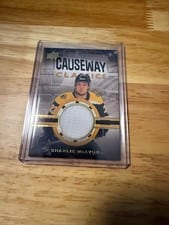 2023-24 Upper Deck Boston Bruins Centennial Causeway Classics Relics Charlie McAvoy #CL-CM card