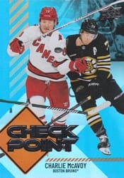 2024-25 Upper Deck Checkpoint Charlie McAvoy #CP-23 card