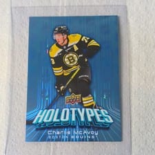 2025-26 Upper Deck Holotypes Charlie McAvoy #HT-46 card