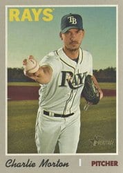 2019 Topps Heritage Base Set Charlie Morton #502 card