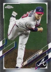 2021 Topps Chrome Base Set Charlie Morton #174 card