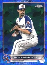 2022 Topps Chrome Sapphire Edition Base Set Charlie Morton #82 card