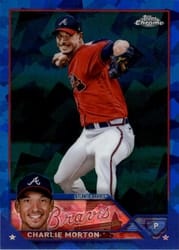 2023 Topps Chrome Sapphire Edition Base Set Charlie Morton #331 card