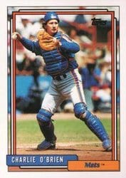 1992 Topps Base Set Charlie O'Brien #56 card