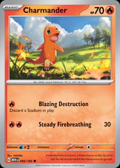 2023 151 Charmander #4 card