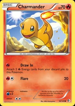 2012 Boundaries Crossed Charmander #18 card