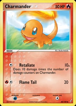 2006 Crystal Guardians Charmander #48 card