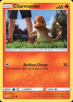 2019 Detective Pikachu Charmander #4 card