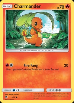 2018 Dragon Majesty Charmander #1 card
