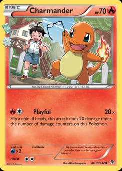 2016 Generations Charmander #RC3 card