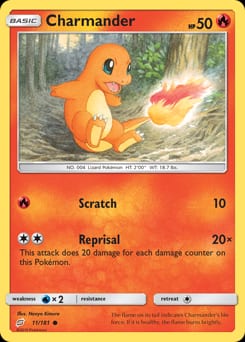 2019 Team Up Charmander #11 card