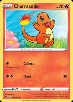 2020 Vivid Voltage Charmander #23 card