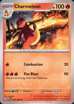 151 Charmeleon #5 card