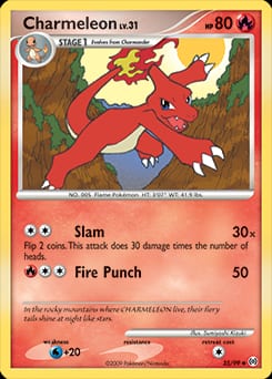 2009 Arceus Charmeleon #35 card