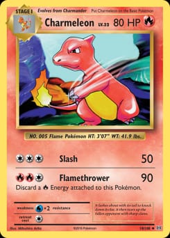 Evolutions Charmeleon #10 card