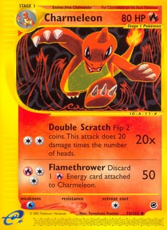 2002 Expedition Base Set Charmeleon #73 card
