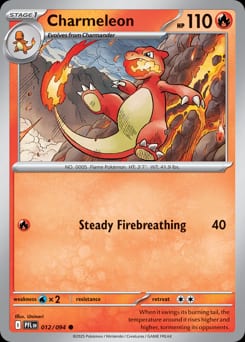 2025 Phantasmal Flames Charmeleon #12 card