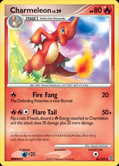 2007 Secret Wonders Charmeleon #46 card