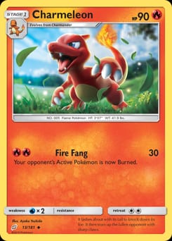 Team Up Charmeleon #13 card