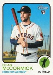 2022 Topps Heritage Base Set Chas McCormick #182 card