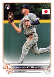 2022 Topps Japan Edition Base Set Chas McCormick #185 card