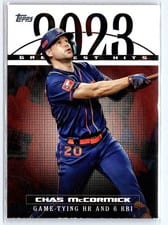 2024 Topps 2023 Greatest Hits Chas McCormick #23GH-7