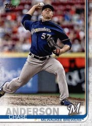 2019 Topps Base Set Chase Anderson #5 card