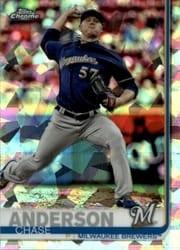 2019 Topps Chrome Sapphire Edition Base Set Chase Anderson #5 card
