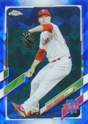 2021 Topps Chrome Update Sapphire Edition Base Set Chase Anderson #US19 card