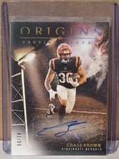2024 Panini Origins Proving Ground Signatures Chase Brown #PGS-CBR card