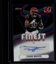 2025 Finest Finest Autographs Chase Brown #FA-CB card