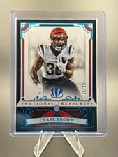 2025 Panini National Treasures Base Set Chase Brown #20 card