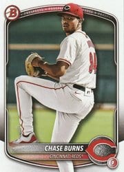 2025 Bowman Prospects Chase Burns #BP-122 card