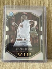 2025 Bowman Very Important Prospects Chase Burns #VIP-7 card