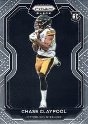 2020 Panini Chronicles Prizm Black Chase Claypool #PB-13 card