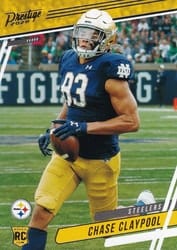 2020 Panini Prestige Base Set Chase Claypool #219 card