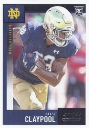 2020 Score Base Set Chase Claypool #417 card