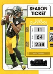 2021 Panini Contenders Base Set Chase Claypool #84 card